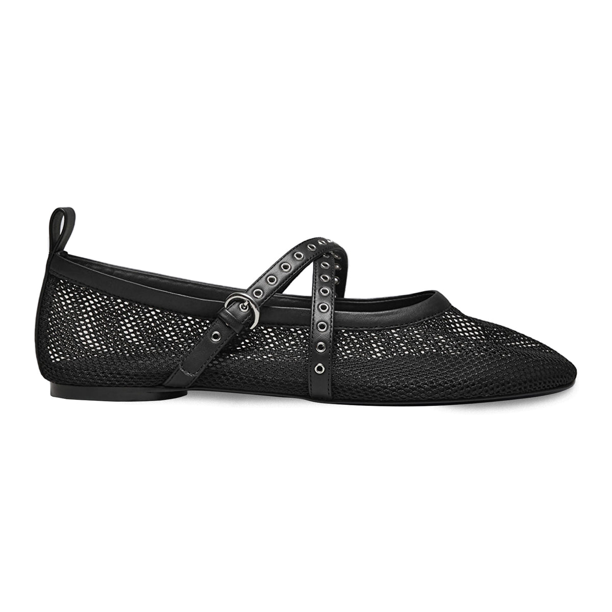 Croix Mesh Ballet Flats