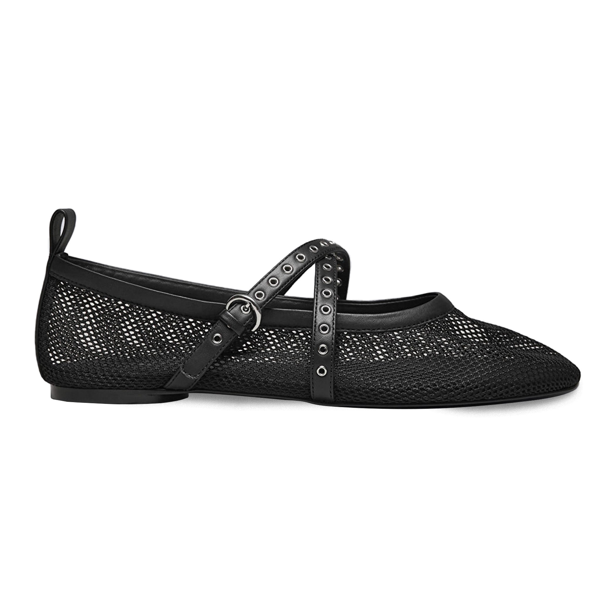 Croix Mesh Ballet Flats